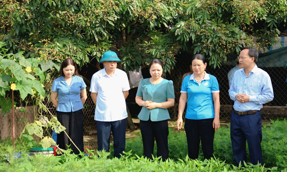  Phó Chủ tịch UBND tỉnh Phạm Văn Thịnh kiểm tra việc thực hiện đề án thu gom rác sinh hoạt tại thị trấn Bắc Lý
